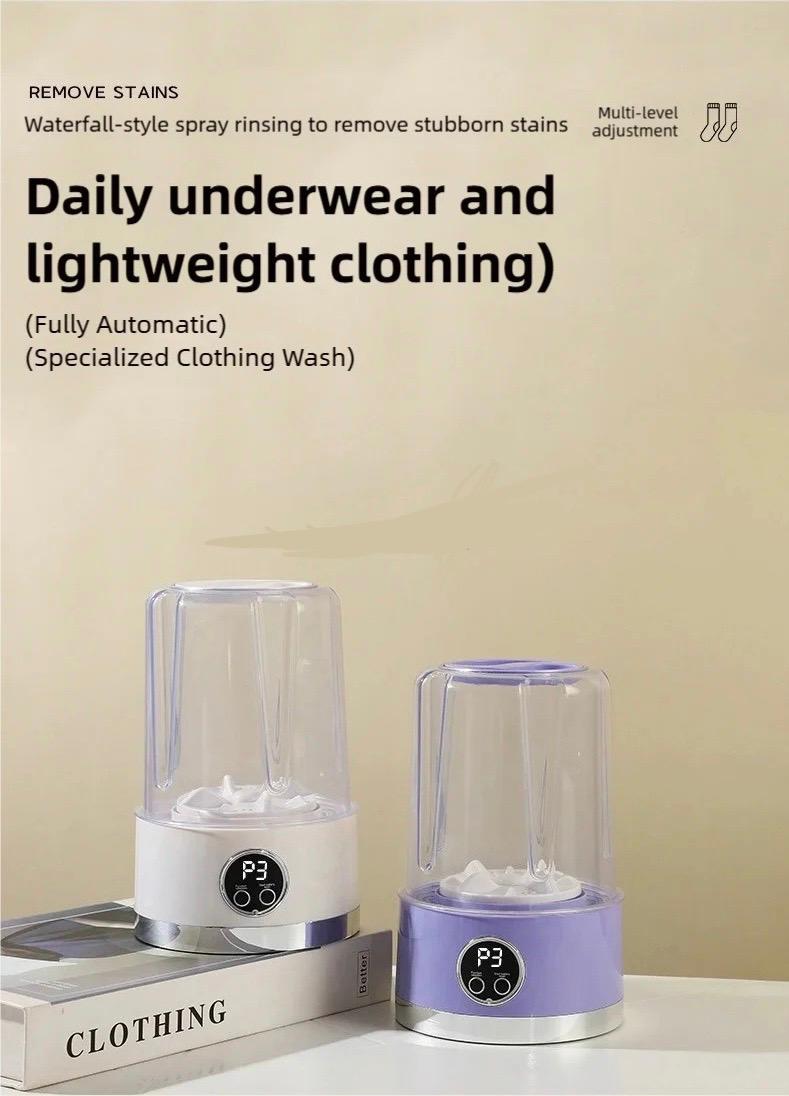 :Portable Mini Washing Machine | Small Clothes & Underwear