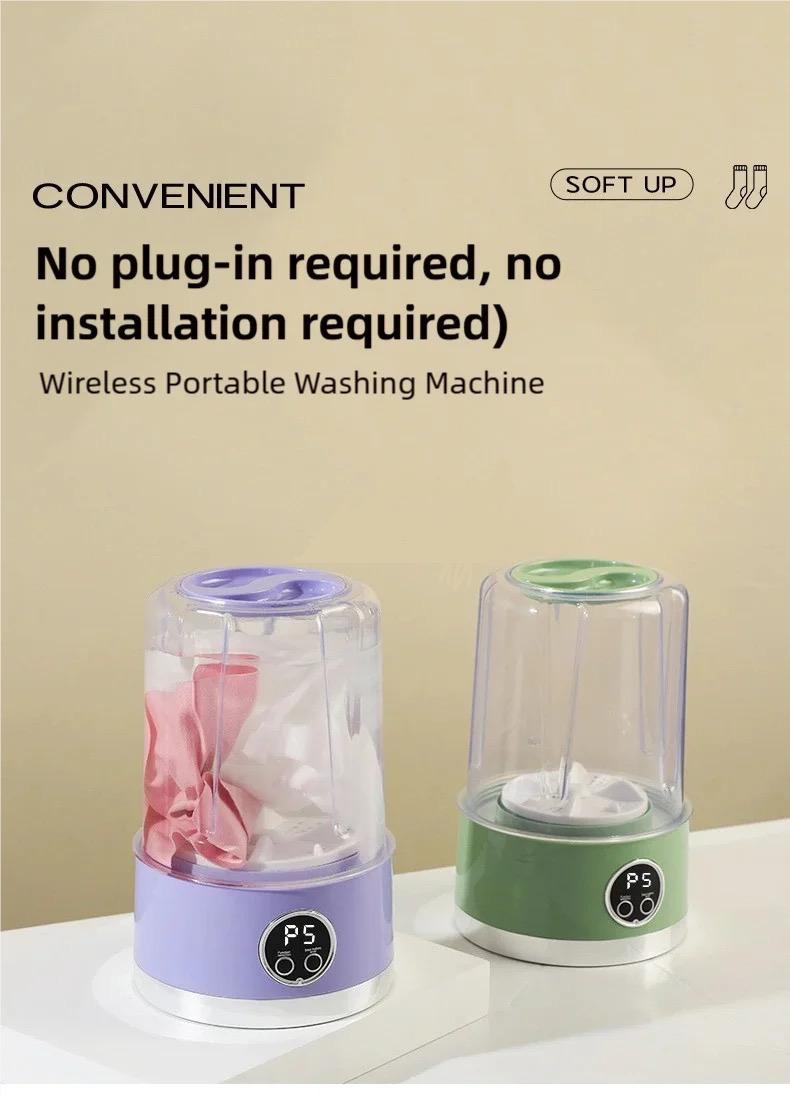 :Portable Mini Washing Machine | Small Clothes & Underwear