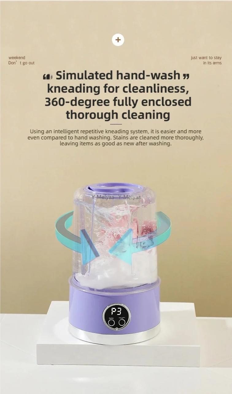:Portable Mini Washing Machine | Small Clothes & Underwear