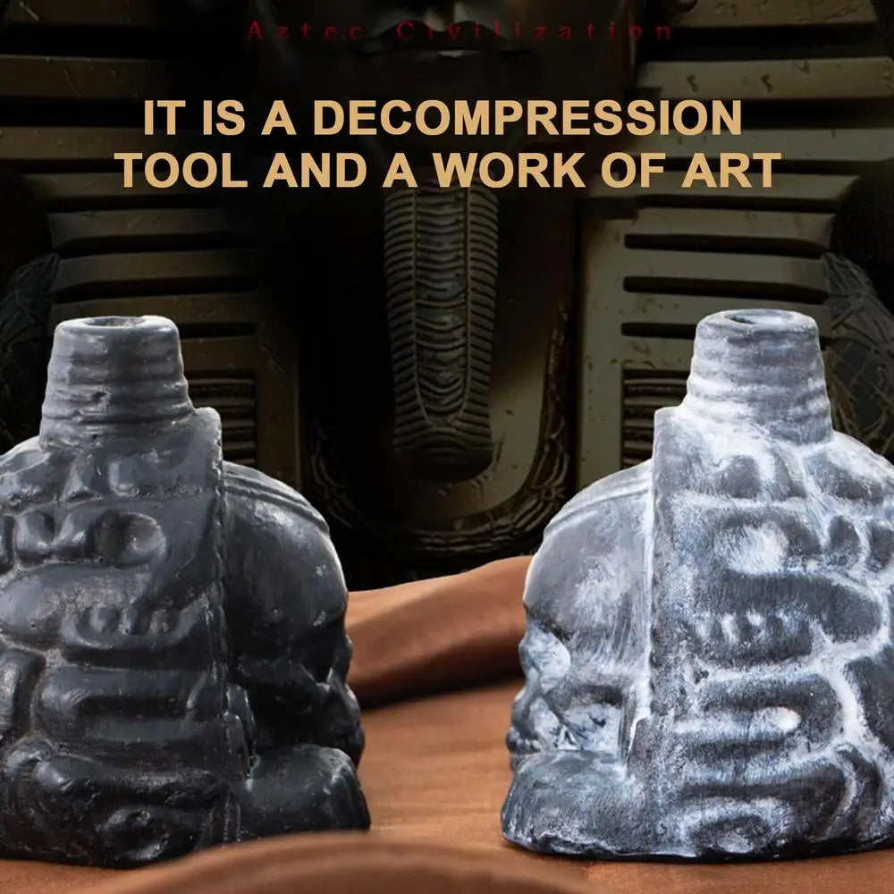 Aztec Skull Whistle – Halloween Horror Ritual Sound Prop