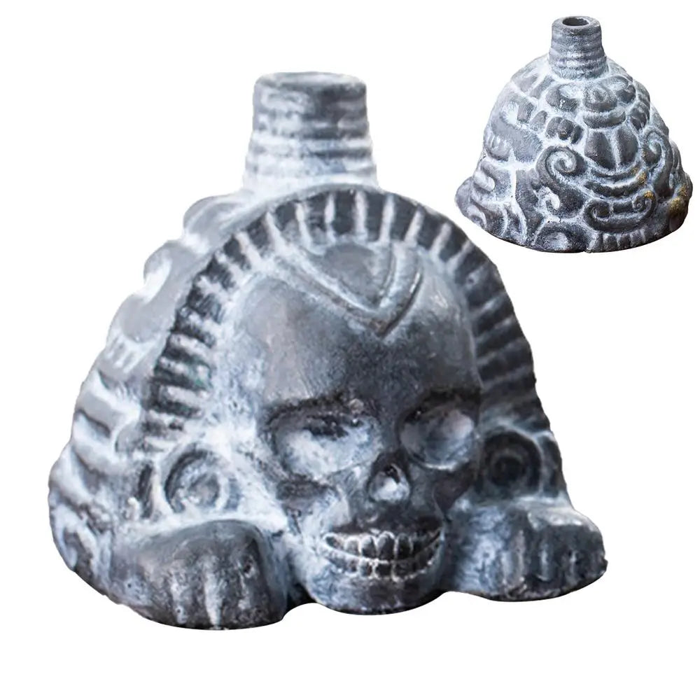 Aztec Skull Whistle – Halloween Horror Ritual Sound Prop