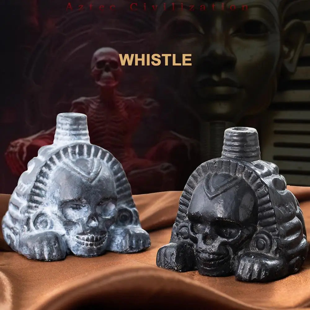 Aztec Skull Whistle – Halloween Horror Ritual Sound Prop