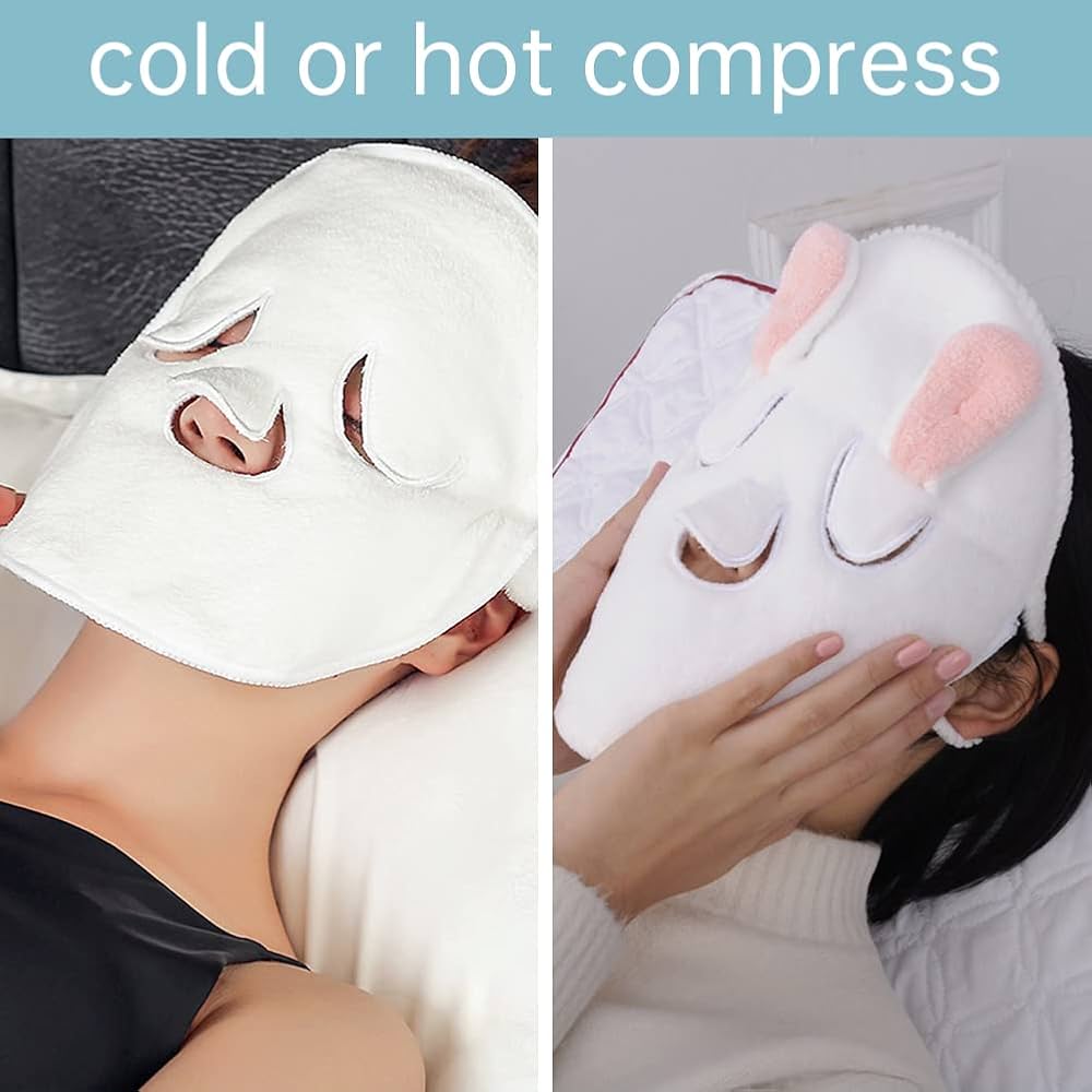 🌿✨ Therapy Compress Facial Towel (Relax + Refresh) = 2pcs
