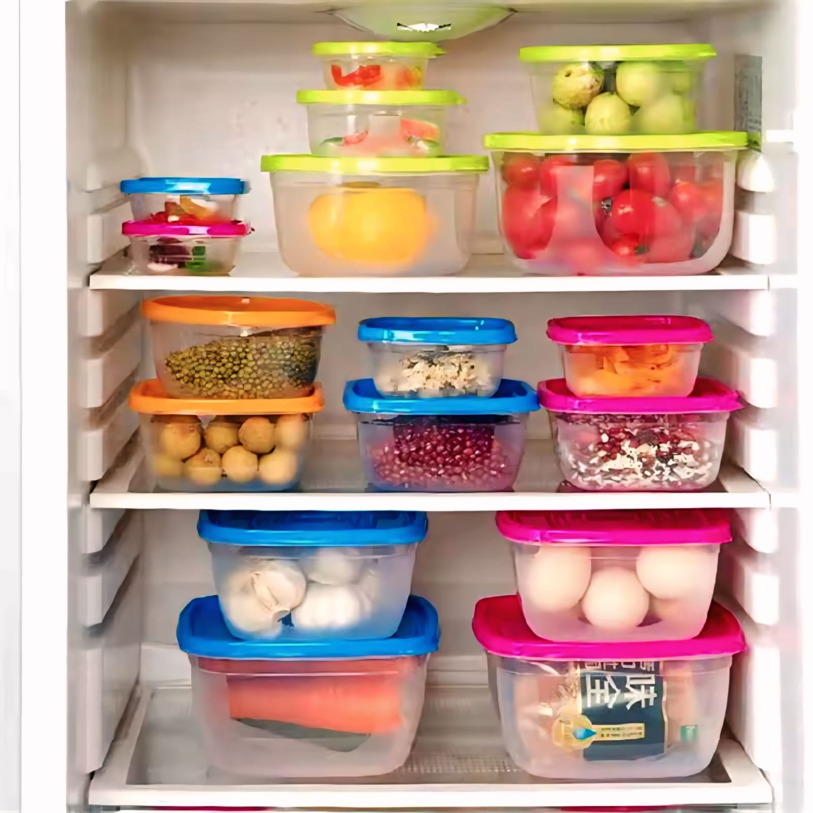 5PCS Plastic Food Storage Container Set