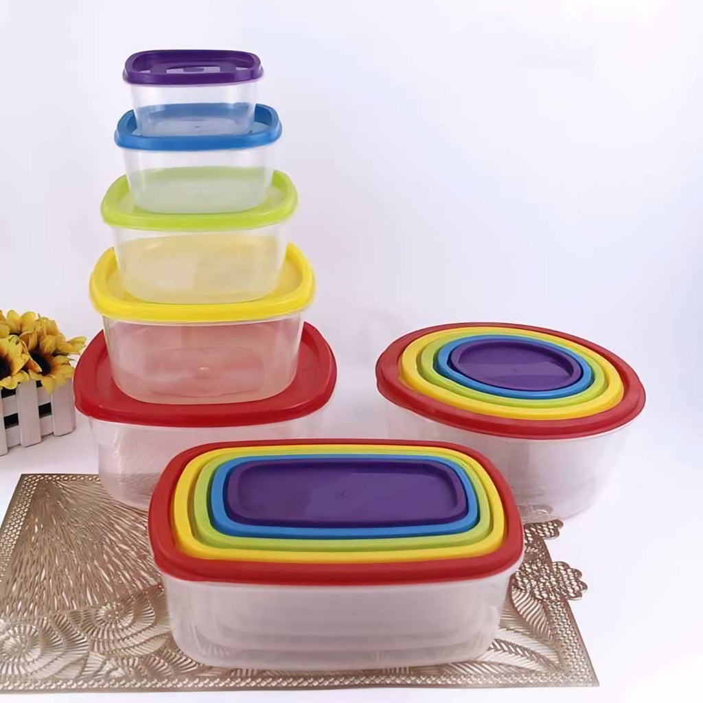 5PCS Plastic Food Storage Container Set