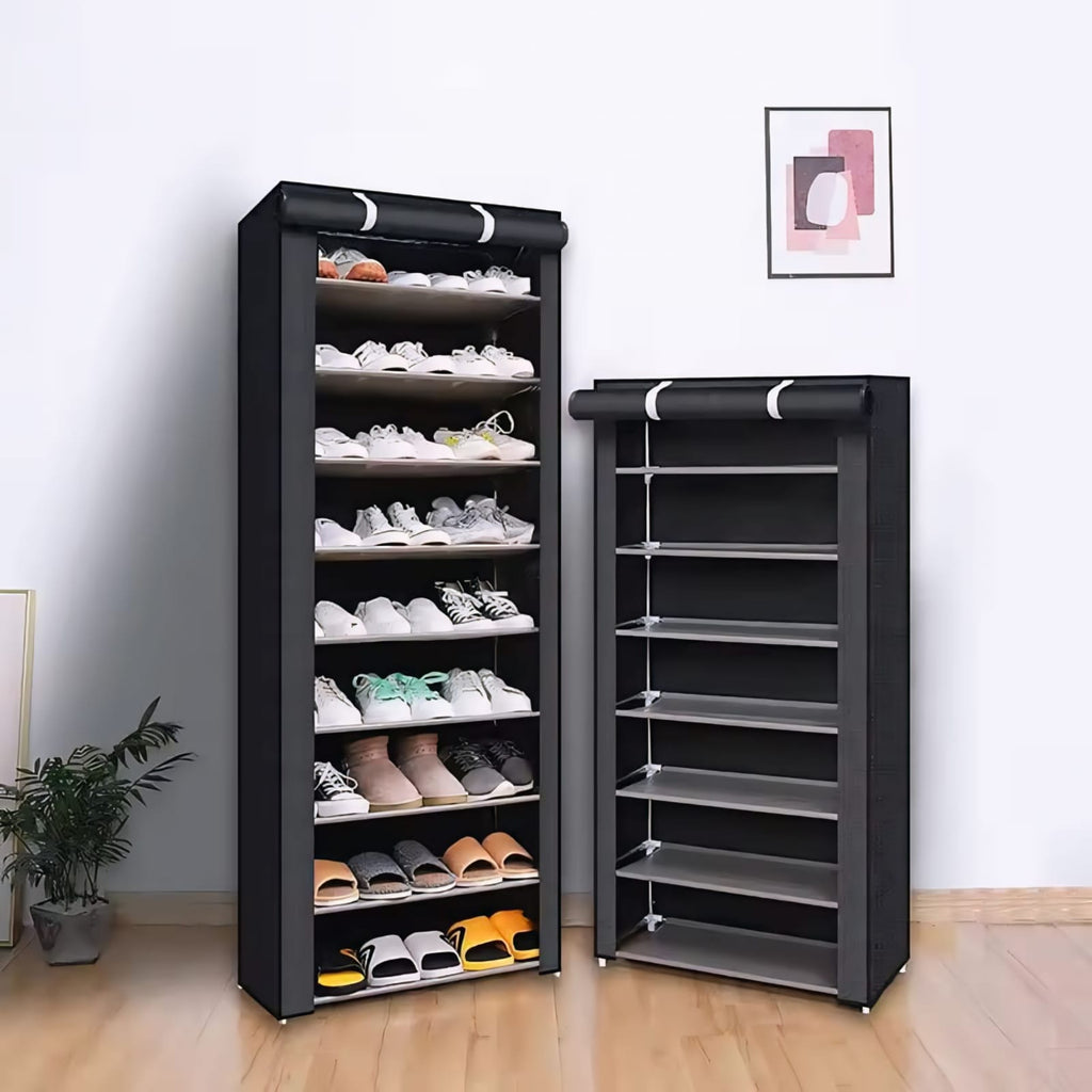 (9-10 Layer) Dustproof Shoe Storage Rack