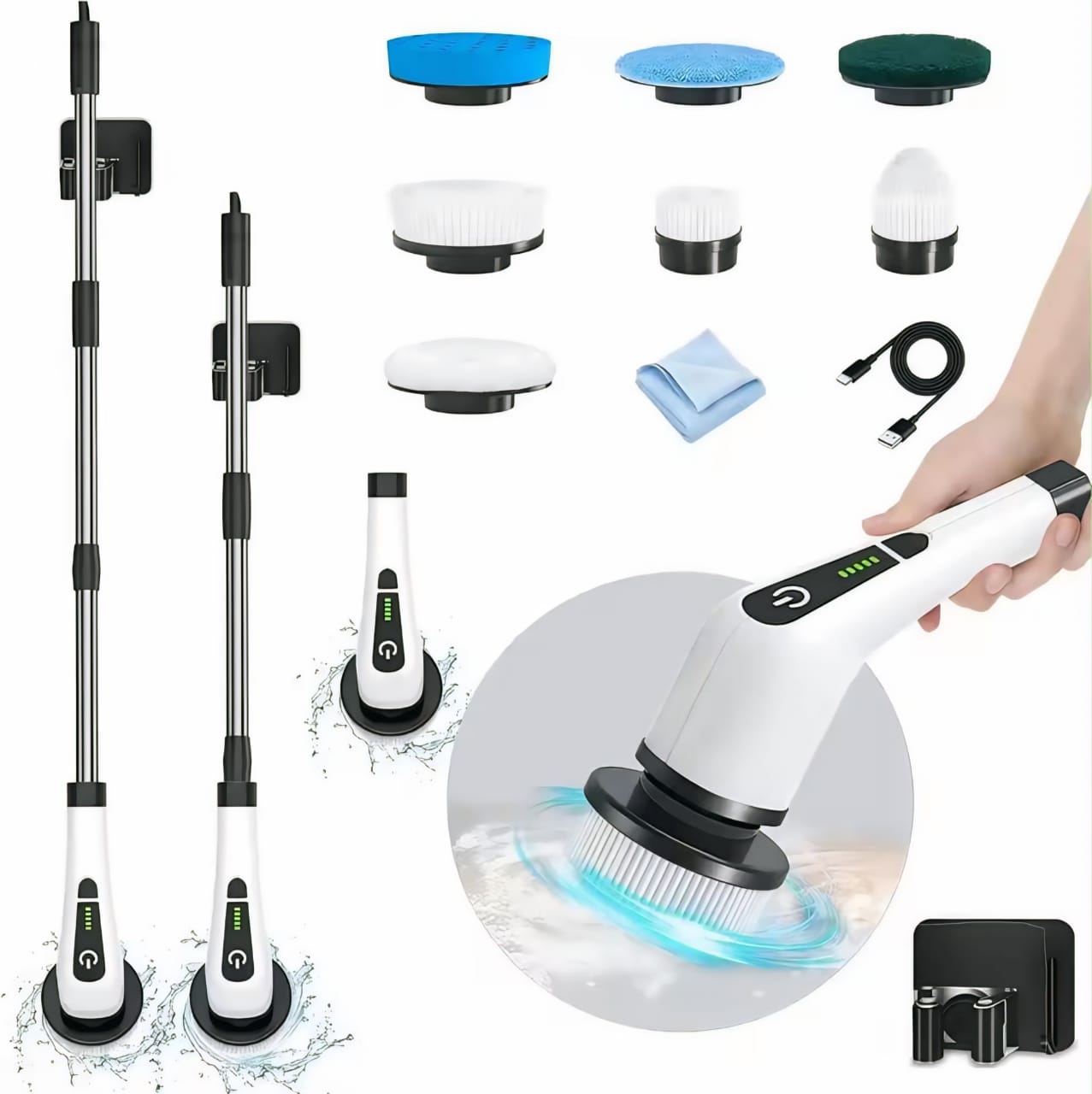 (9 IN 1) Electric Power Scrubber 🧼⚡