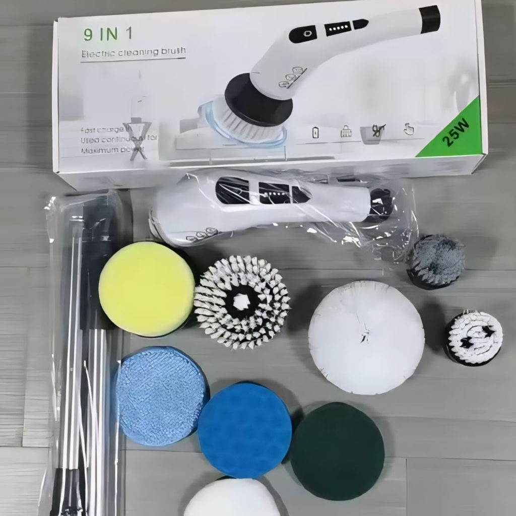 (9 IN 1) Electric Power Scrubber 🧼⚡