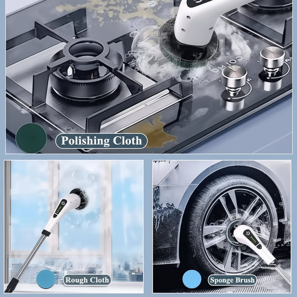 (9 IN 1) Electric Power Scrubber 🧼⚡
