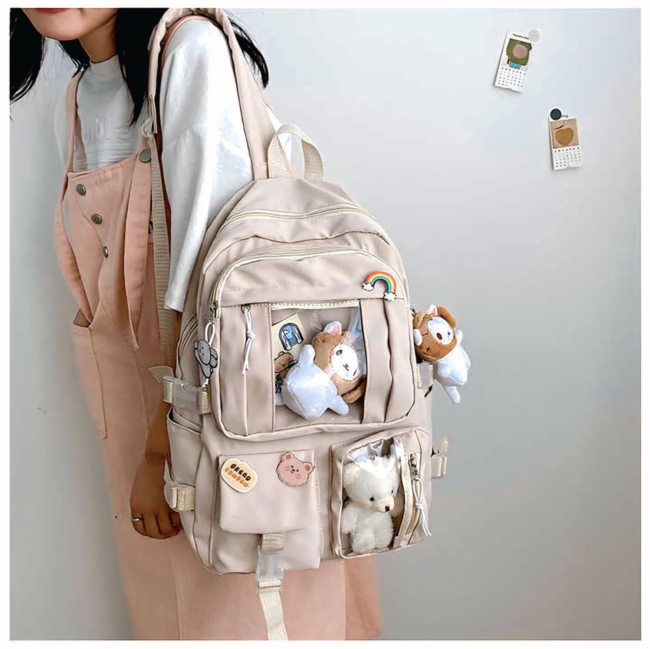 Kawaii Plush Backpack 🧸✨