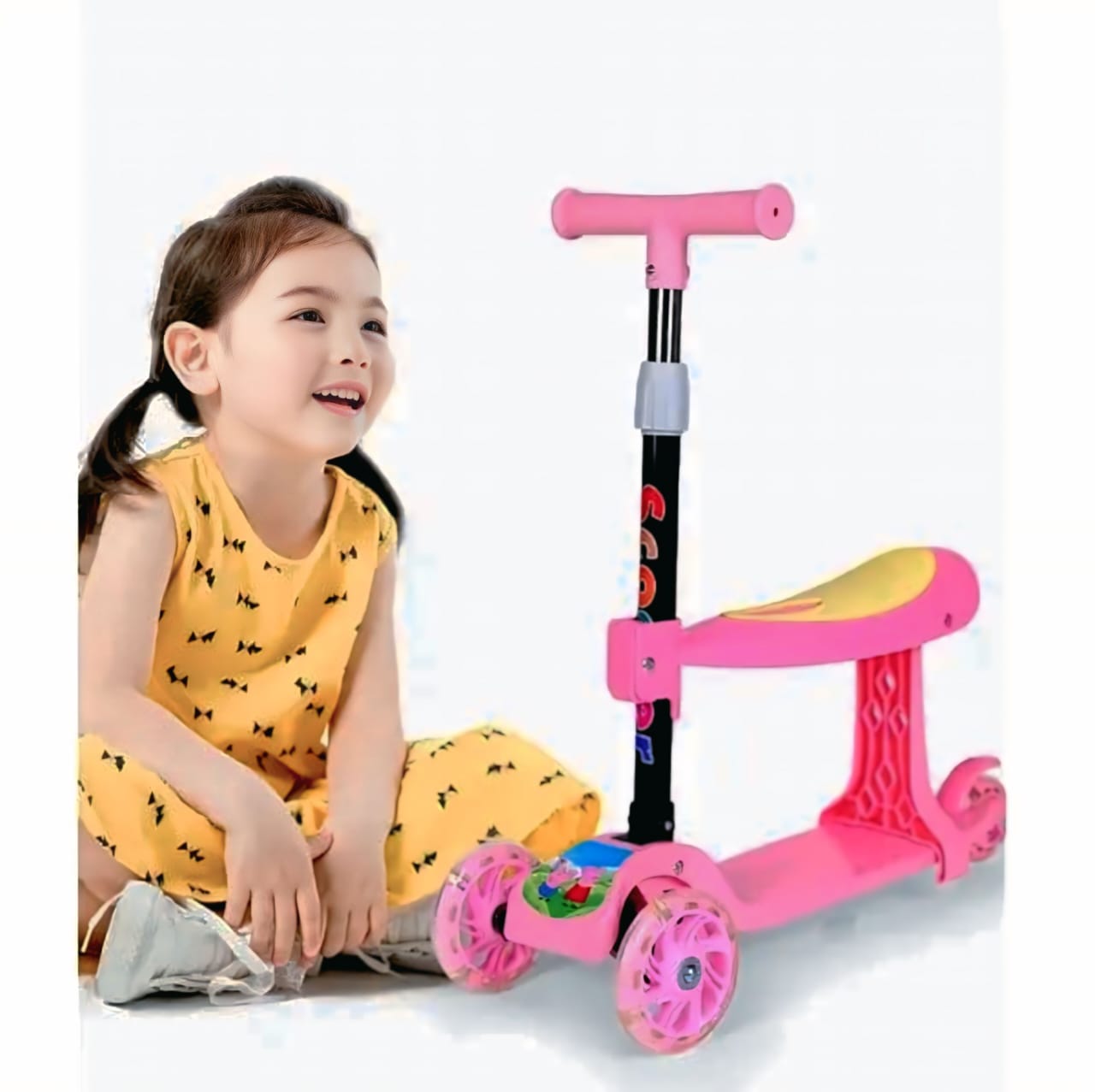 🛴 Balance Scooter with Seat for Toddlers