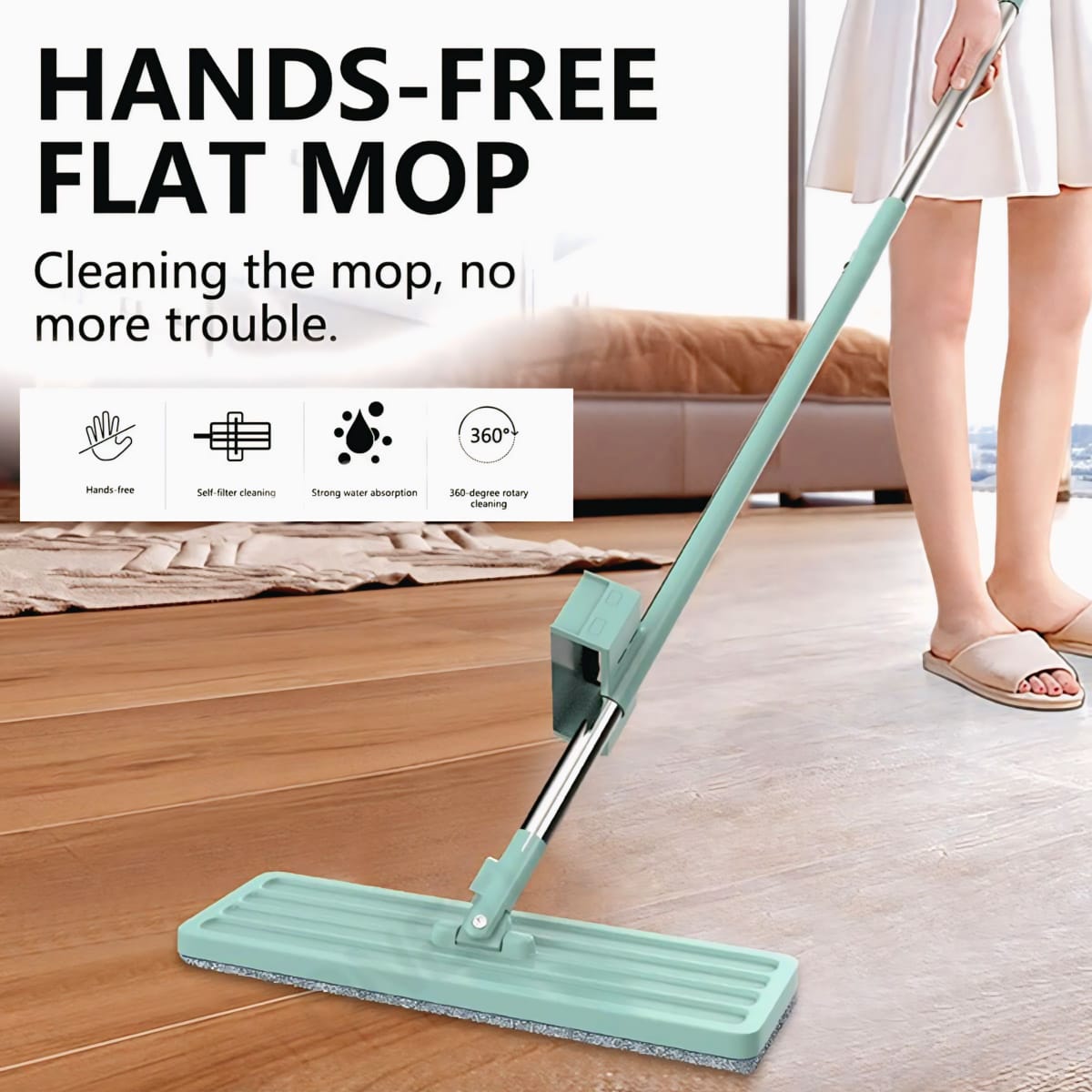 🏡💧 360° Rotation Cleaning Mop