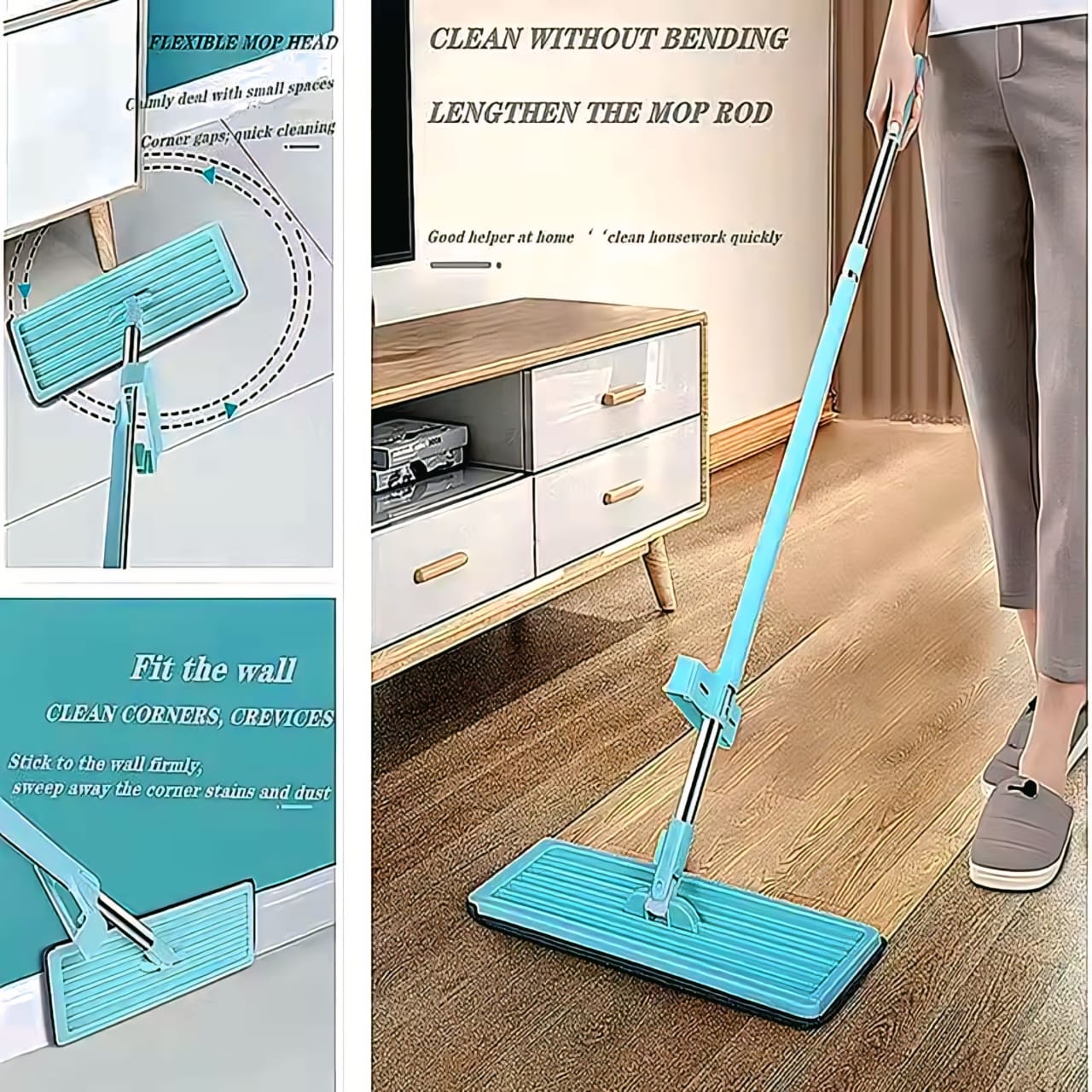 🏡💧 360° Rotation Cleaning Mop