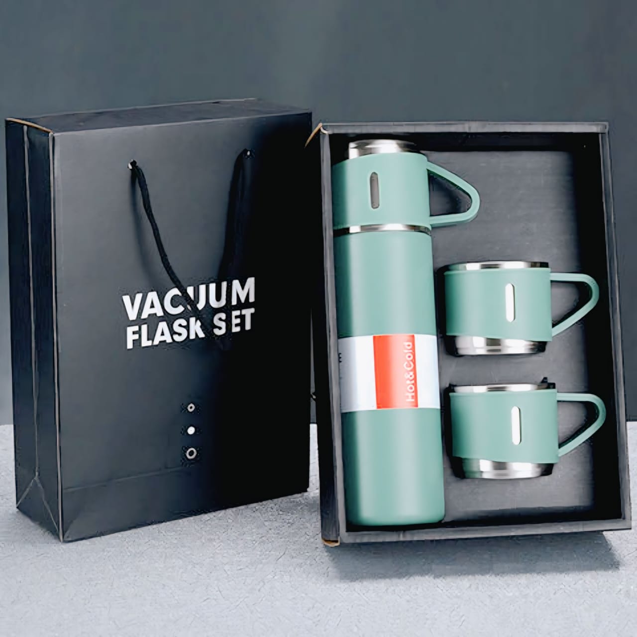 🧊🔥 Vacuum Flask Gift Set (Hot & Cold) 🎁✨