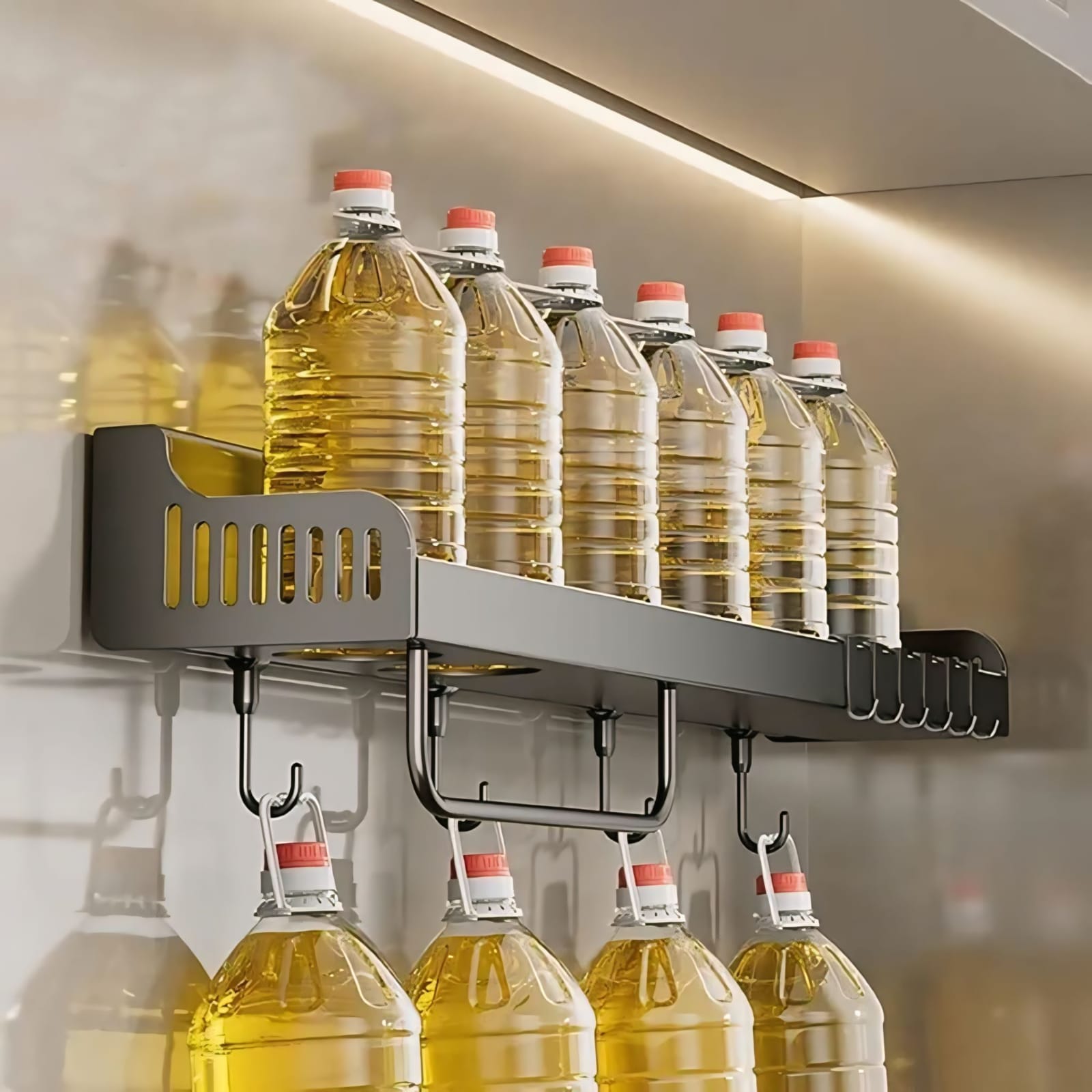 🍳🏡 Kitchen Wall Storage Organizer Rack