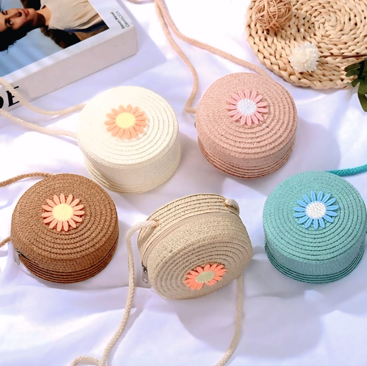 🌸👜 Cute Summer Daisy Mini Shoulder Bag