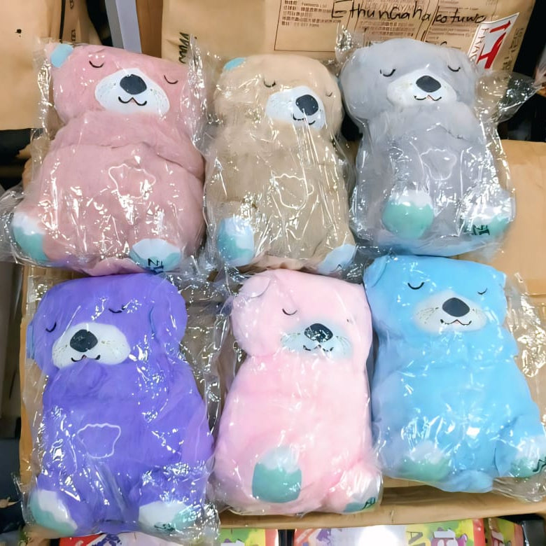 🧸💤 Breathing Sleep Soother Plush Toy