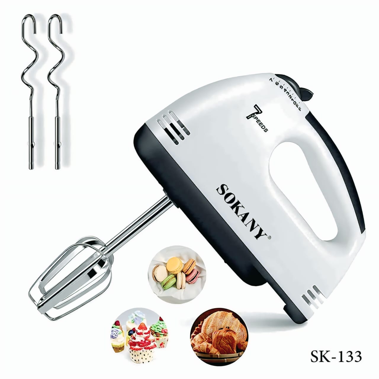 🥧🍞 Professional Hand Mixer for Baking & Cooking