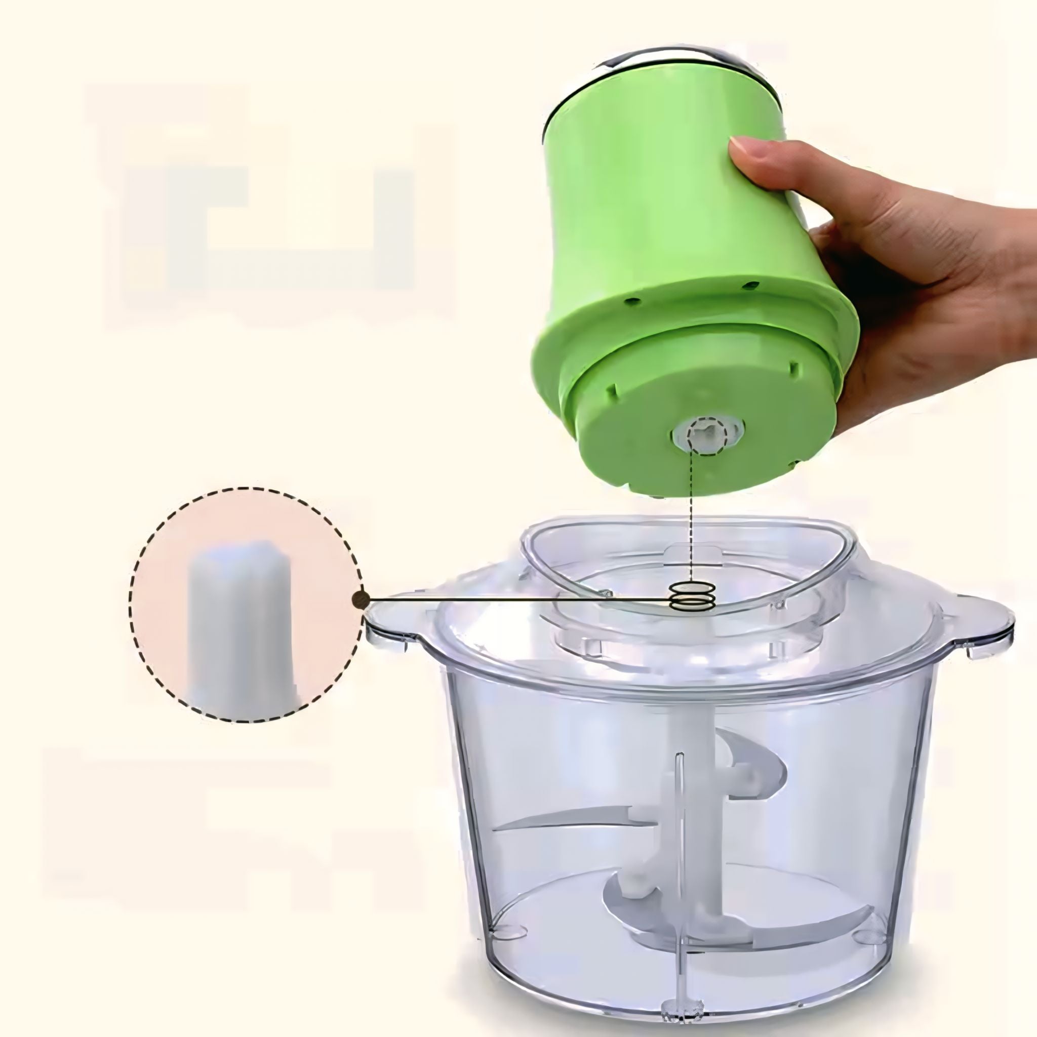 🍖 Electric Meat Grinder 2L – Multi Purpose Kitchen Chopper 🧂