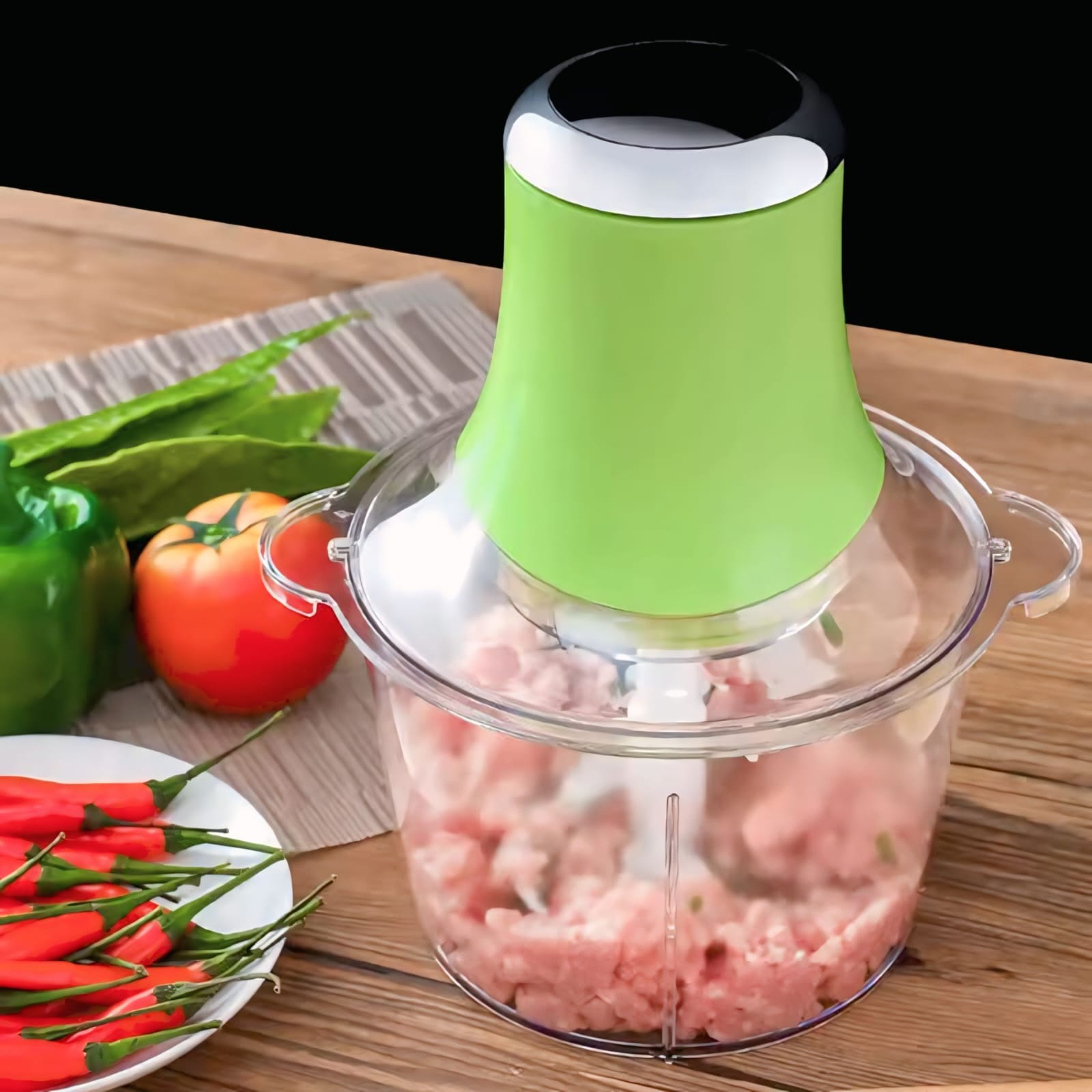 🍖 Electric Meat Grinder 2L – Multi Purpose Kitchen Chopper 🧂