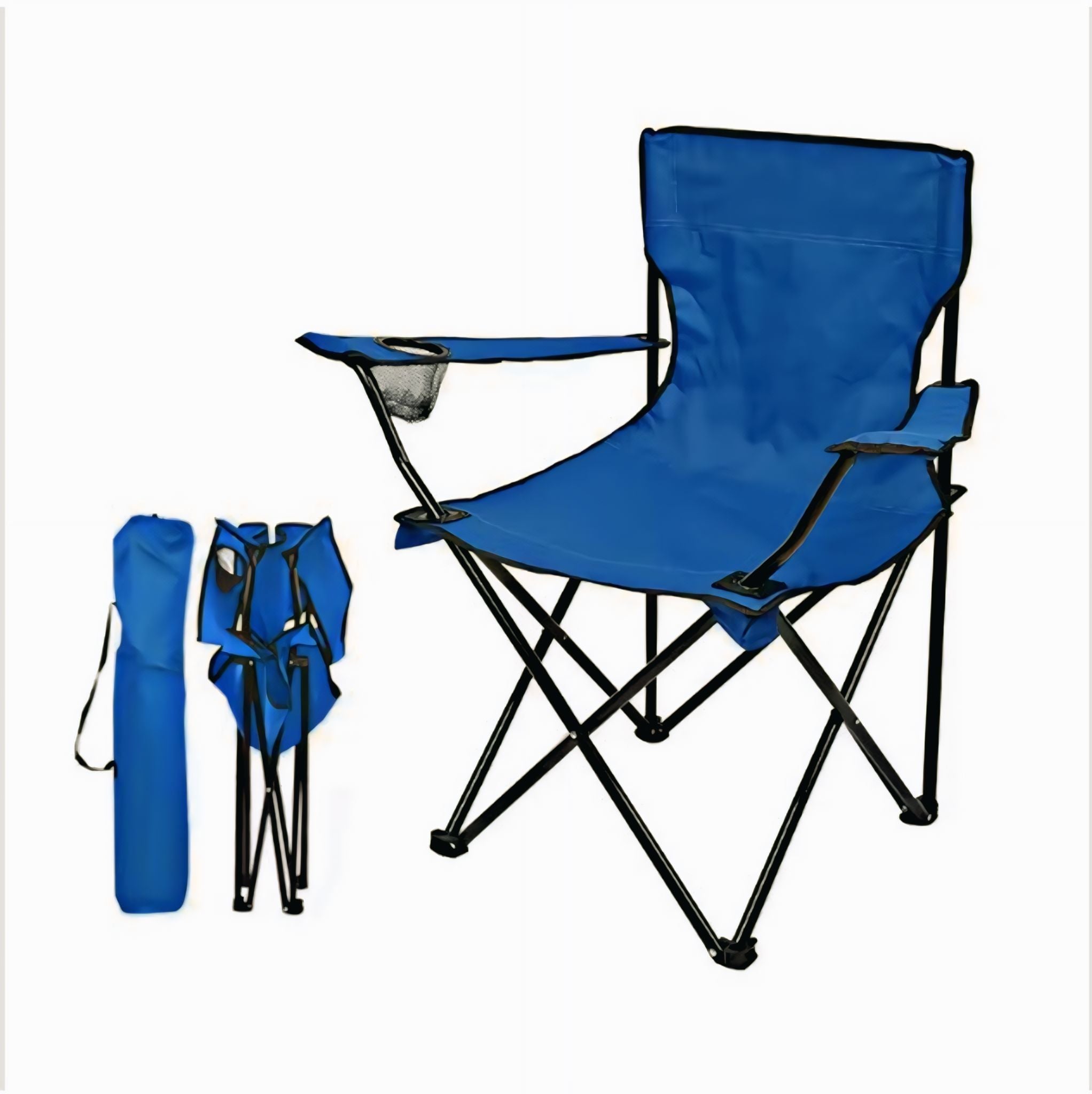🏕️ Folding Camping Chair – Outdoor Comfort Seat 🌿