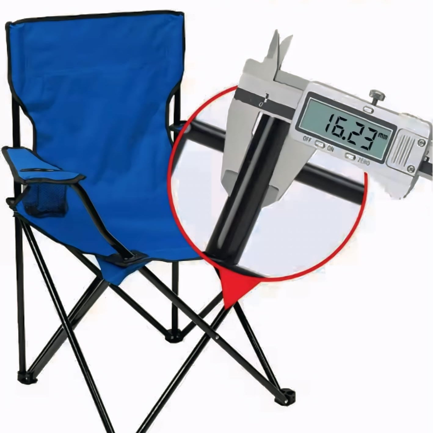 🏕️ Folding Camping Chair – Outdoor Comfort Seat 🌿