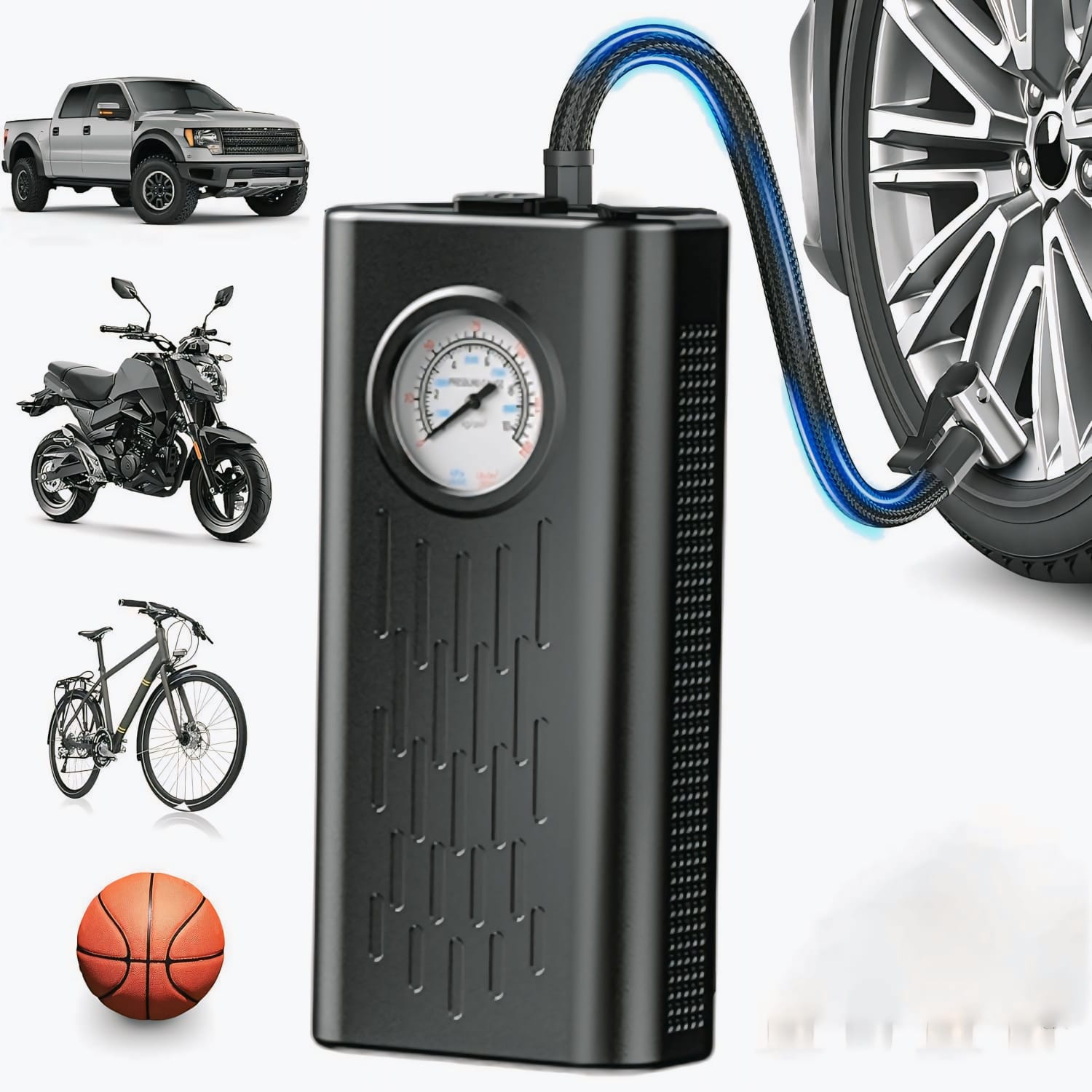 🚗 Rechargeable Electric High Pressure Air Pump – Multi-Use 🔋💨