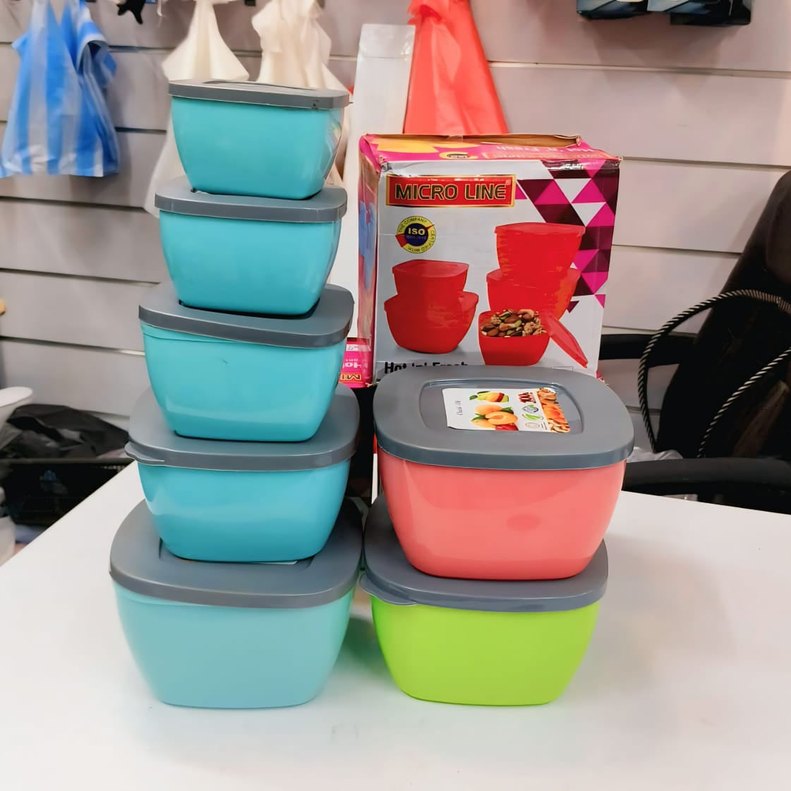 🍱✨ Premium Food Storage Box Set – 5 PCS