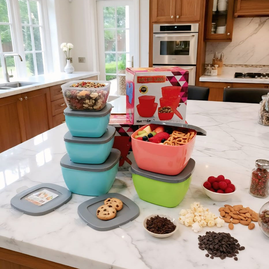 🍱✨ Premium Food Storage Box Set – 5 PCS